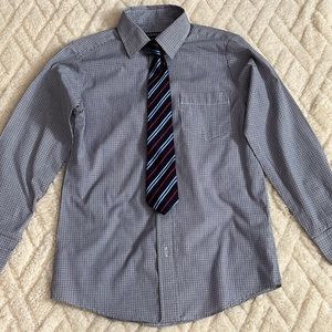 Dress Shirt with tie for a boy.
